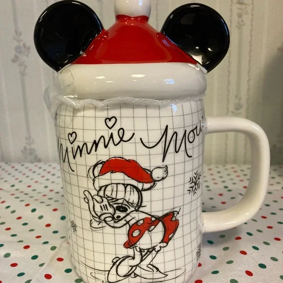 NIW Disney Mickey And Minnie Mouse Hat Topper Mug - Picture 2 of 9